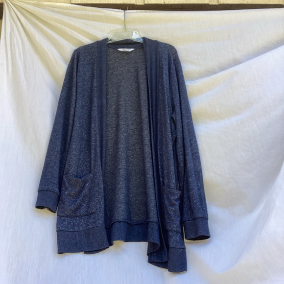 Market & Spruce Sweaters - Market & Spruce cardigan business casual Blue Sweater, size XL